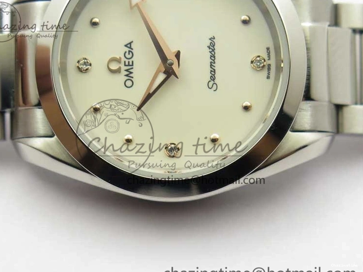 0302 Aqua Terra Seamaster ZF 1:1 Best Edition White Dial on SS Bracelet Gen Lightweight 7903